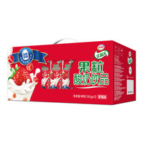 伊利 果粒优酸乳草莓味245ml*12盒早餐奶（新疆 西藏  内蒙 不发货）(酸奶)