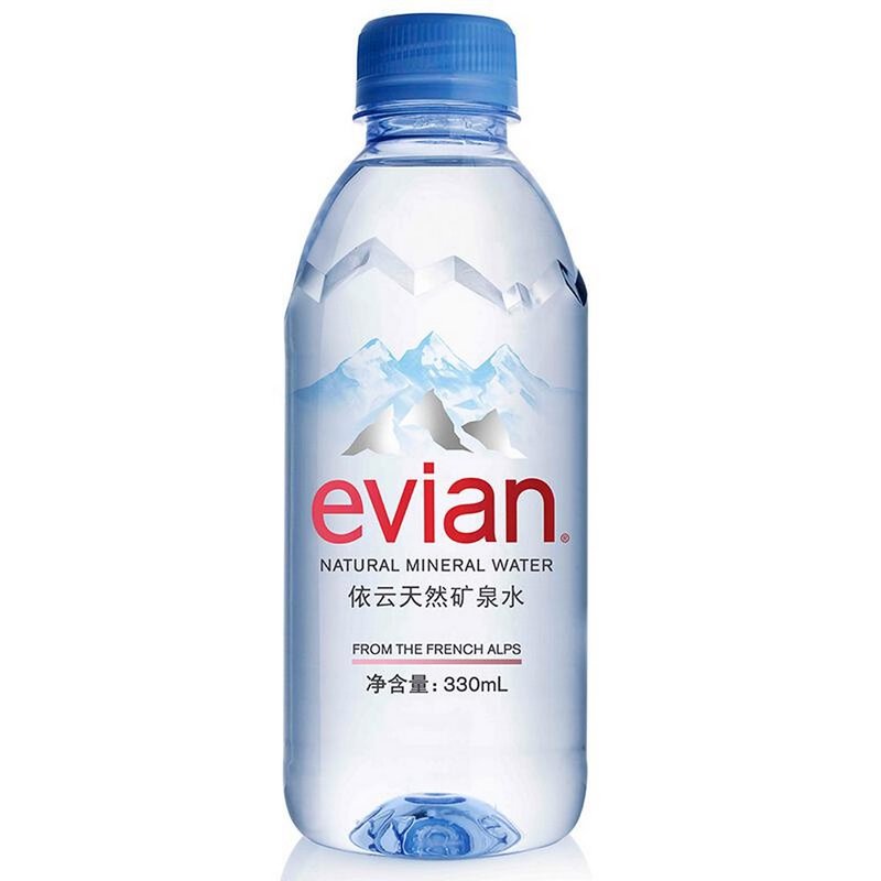 进口水饮料依云天然矿泉水330ml24整箱返回商品页