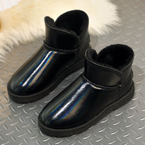 雪地靴女2022秋冬季新款鞋子平底鞋保暖棉鞋女鞋短筒靴子加绒加厚(黑色 39)
