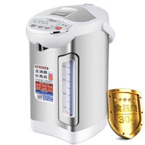 美的（Midea）PF602-50G 电热水瓶 （304不锈钢 6段保温 智能预约 5L大容量 三重防烧干 安全童锁）