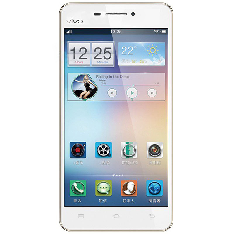 手机步步高(vivo)x3l 移动4g手机 tdd-lte/td-scdma/gsm(香槟金 套餐