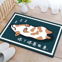 门口地垫地毯吸水门垫脚垫卫生间进门地垫卧室厕所浴室防滑垫家用(50*80厘米 白伟门垫19)