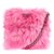 PRADA(普拉达) 粉色兔毛小斜挎包