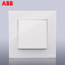 ABB由悦白色一开单控开关AG101  86型开关插座 墙壁