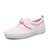 Skechers斯凯奇2020夏季一脚蹬懒人鞋女士蝴蝶结板鞋帆布鞋74141(粉红色 40)