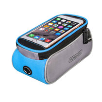 ROSWHEEL乐炫骑行包 6.0寸大码手机上管包 自行车装备触屏包D12496-X 蓝色(蓝色 6.0寸)
