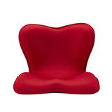 TRUSBY护腰美姿坐垫S5 红色 日式坐垫高弹柔软塑臀矫姿规范久坐姿势(红色 成人版)