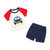 宝宝纯棉男童夏装夏季薄款儿童两件套网红洋气婴儿分体短袖套装潮(TZ6804 100cm)