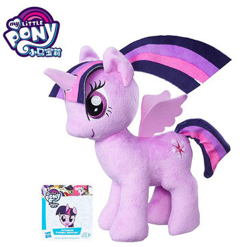 孩之宝小马宝莉毛绒人物模型b9820