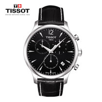 天梭(TISSOT) 瑞士手表俊雅系列石英男表 六针时尚休闲运动男士手表皮带钢带(T063.617.16.057.00)