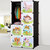 索尔诺 卡通衣柜简易儿童宝宝婴儿收纳柜组合塑料树脂组装衣橱衣柜(黑色8门1挂 A3108)