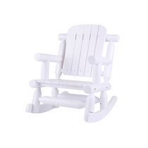 Zolitt 卓理 儿童实木摇摇椅躺椅安抚椅多功能婴儿椅宝宝哄睡椅沙发玩具(白色)