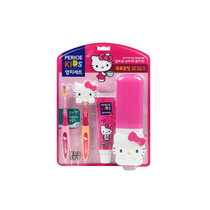 韩国LG瑞傲儿童牙膏牙刷套装KITTY版（四件）