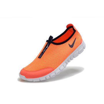 耐克nike夏季冲浪涉水鞋freerun30赤足男女透气网鞋跑步鞋橘色44