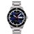 天梭/Tissot瑞士手表 律驰PRS516系列 自动机械钢带男士手表T044.430.21.051.00(黑壳蓝面白带)