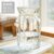 还不晚 欧式玻璃花瓶透明彩色水培植物花瓶客厅装饰摆件插花瓶(透明钻石款)