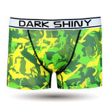 DarkShiny 电脑立体剪裁 动物园扑克牌 男式平角内裤「MOSF21」(绿色 L)