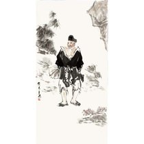 刘立波 国画 人物画 水墨写意 竖幅立轴