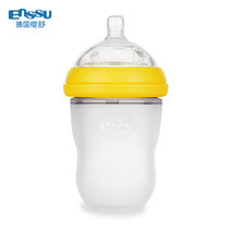 樱舒（enssu）婴儿奶瓶大宽口防胀气硅胶奶瓶220ml
