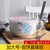 日式创意卡通大号陶瓷泡面碗杯带盖食堂餐具微波炉宿舍可爱学生碗(黄色 面饼直接放-大象)