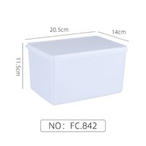加高加厚保鲜盒食品冷柜冰柜冷藏盒储物收纳盒冰箱冷冻盒(普通842保鲜盒（2.5L）冷冻冷藏 默认版本)