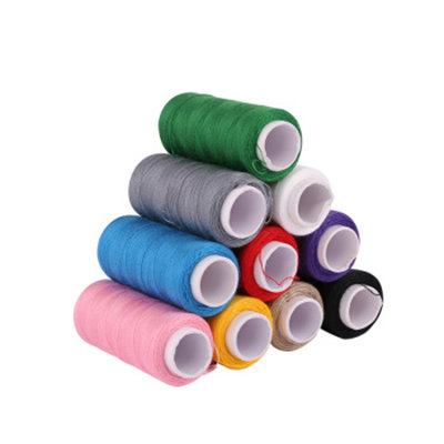 居家日用彩色缝纫线 缝衣服 缝窗帘 缝桌布适用 十个一袋不同颜色混装