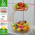 索尔诺 水果盘糖果篮网红创意家用欧式现代客厅茶几简约零食架多功能盆(果绿色)