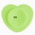 婴儿儿童餐具吸盘贴宝宝碗吸盘碗双面防滑强力硅胶防滑吸碗垫餐盘(爱心绿色)