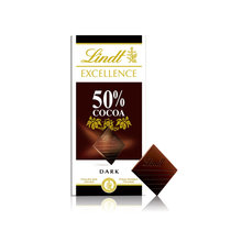 瑞士莲可可黑巧克力100g特醇排装50％ 国美超市甄选
