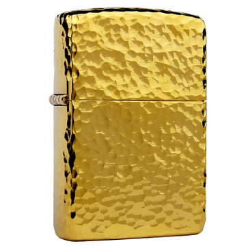 zippo打火机2g5hm金矿脉凿边雕刻镀金之宝1996男士礼品生日礼物