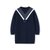 巴拉巴拉女童针织衫2018年新款冬季大童儿童毛衣女套头韩版时尚潮(130cm 深蓝8814)