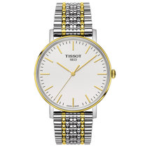 天梭(Tissot)时尚简约魅时石英情侣表(男 T109.410.22.031.00)