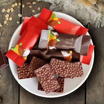 奥利维亚脆米巧克力糖果网红零食高颜值喜糖结婚喜庆（代可可脂）(脆米巧克力2斤（约170块）)