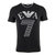 阿玛尼Armani男式半袖t恤 EA系列时尚休闲V领纯棉短袖T恤(黑色 XXL)