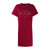 LOVE MOSCHINO棉质心形logo图案时尚修身圆领短袖连衣裙1958-P3240红色 时尚百搭