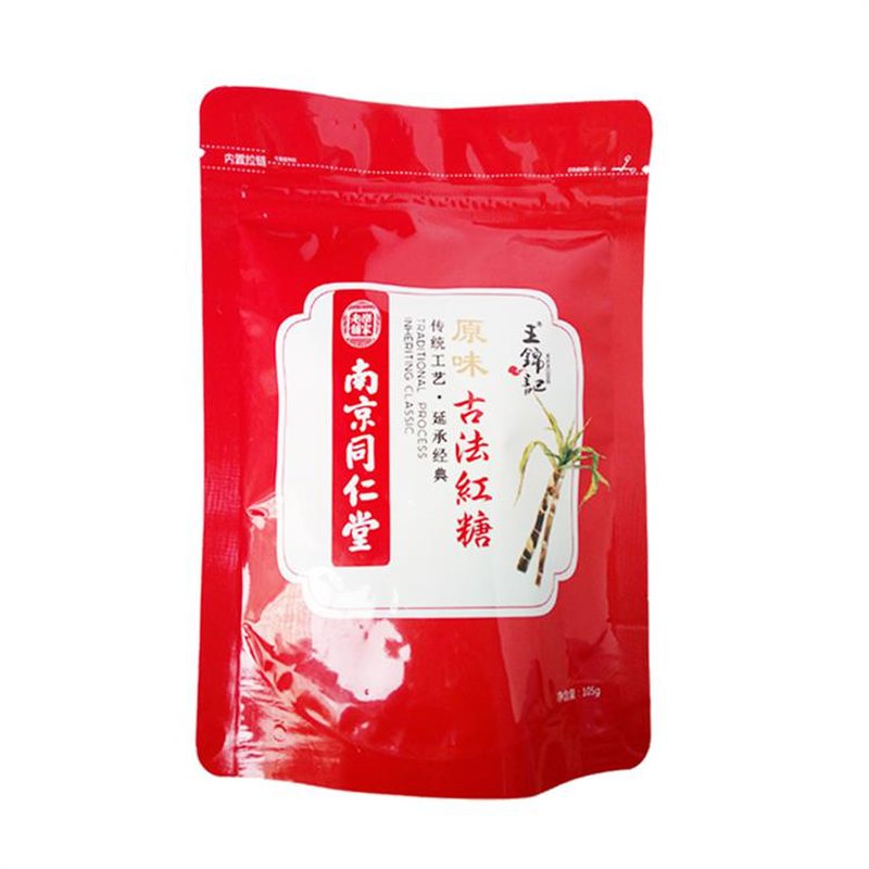 南京同仁堂王锦记古法红糖 原味古法红糖 1袋装 105g