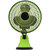 艾尚尼台式夹扇电风扇卡通电扇家用办公静音冷风空调扇FC05(绿色台扇 自动摇头送风 二档风速)