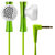 铁三角(audio-technica) ATH-J100 耳塞式耳机 时尚多彩 小型轻便 音乐耳机 浅绿色