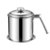 304不锈钢油壶滤油罐带盖家用滤油神器大容量厨房过滤油渣储油壶(常规加厚款 1.9L钢柄（约容量4斤）)