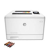 惠普（HP）M452dw A4彩色激光打印机 自动双面打印 标配无线打印 代替451DW 套餐一