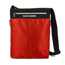 MASCOMMA单肩包 男女款单肩斜挎包 休闲竖款包 大号 BS1005(红色)