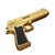 CF穿越火线 金属枪 模型枪沙漠之鹰黄金版手枪 红外线激光枪(加强版黄金沙漠之鹰)