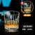 威士忌酒杯洋酒杯套装水晶玻璃家用创意古典酒吧白兰地喝啤酒杯子(【280ml】复古条纹杯 买一送一)