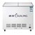 穗凌BCD-176 双温冰柜冷柜卧式冷冻冷藏 内置玻璃商用(286升)
