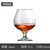 水晶玻璃白兰地杯洋酒杯白酒杯威士忌酒杯矮脚红酒杯大肚干邑杯子(玻璃材质（340ml）)