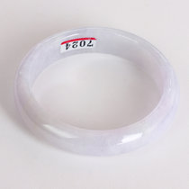 翡翠 冰糯种紫罗兰翡翠手镯 67.28g 玉天娇