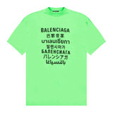 BALENCIAGA绿色男士T恤 641614-TJVI3-4162XS绿 时尚百搭