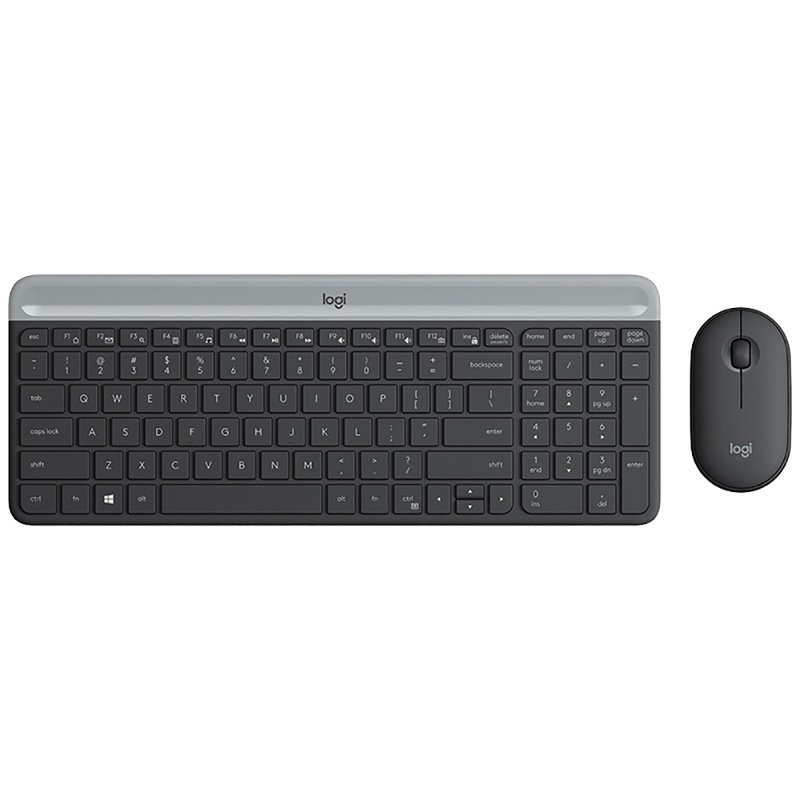 【罗技键盘图片】罗技(logitech)mk470无线键鼠套装 全尺寸超薄 无线