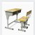 【京好】孩童学习桌椅套装 现代简约环保实木桌子椅子小孩课堂学校教育机构A86（物流到付）(黄色双人带靠背 20套（物流到付）)