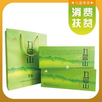 贵州六盘水 九层山茶叶T6龙井绿茶春茶居家办公送礼送长辈冲调饮品礼盒装100g*2条/盒(自定义 自定义)